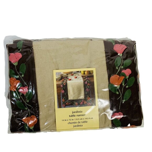 Pier 1 Jardinia Floral Table Runner 14” X 72” Cottage Core Dining Kitchen Mantle - Picture 6 of 10